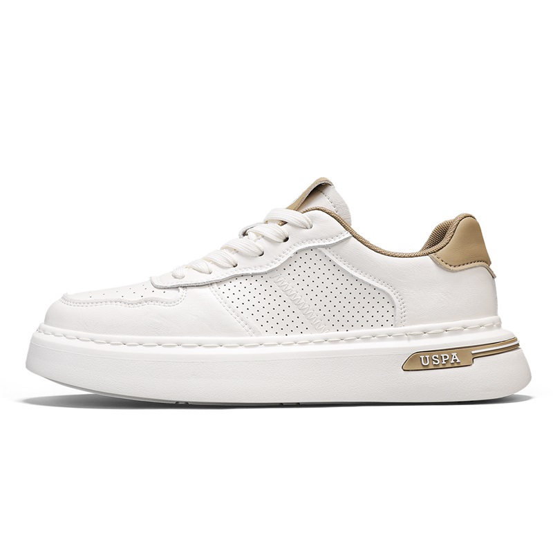 

U.S. POLO ASSN. Мужские низкие скейтерские кроссовки Beige Apricot, цвет Beige Apricot