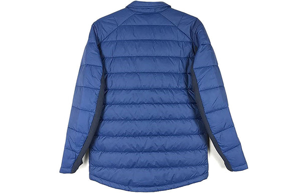 Куртка men's sports warm woven cotton jacket blue Nike, синий — фото 2