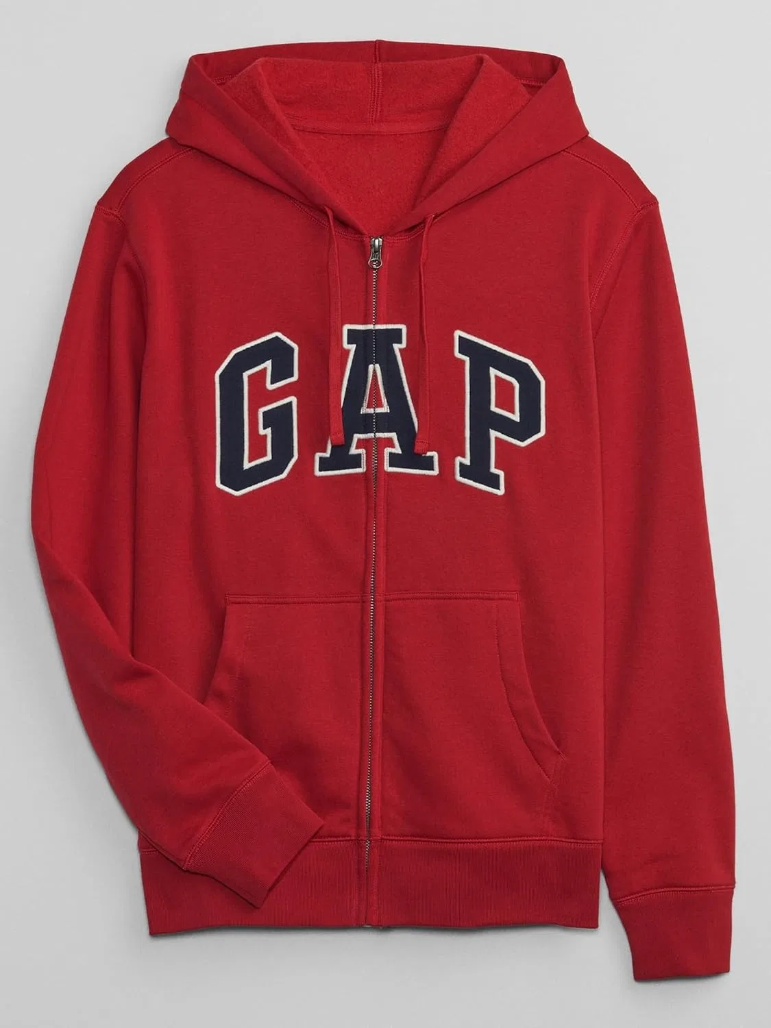 Толстовка на молнии Heritage Logo Full Zip, GAP, Red Apple — фото 3