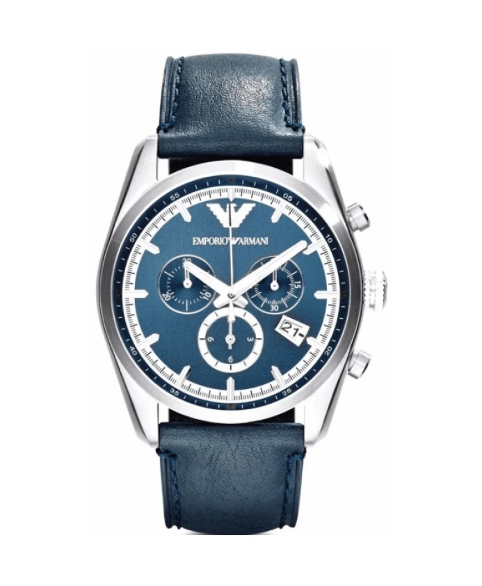 

Мужские кварцевые часы из нержавеющей стали. Emporio Armani, серый