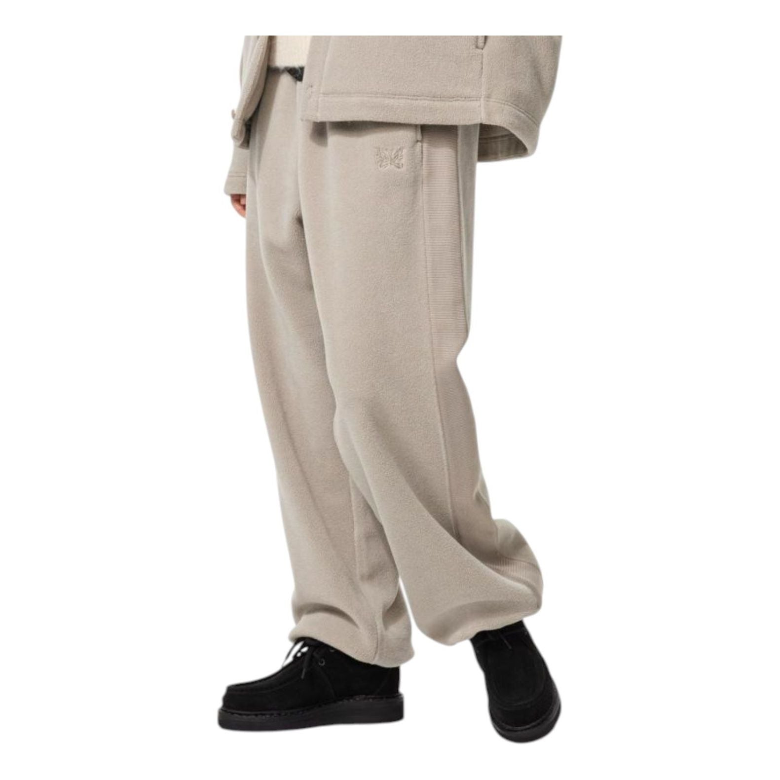 

Брюки Uniqlo x Needles Wide Fleece Pants 'Beige'