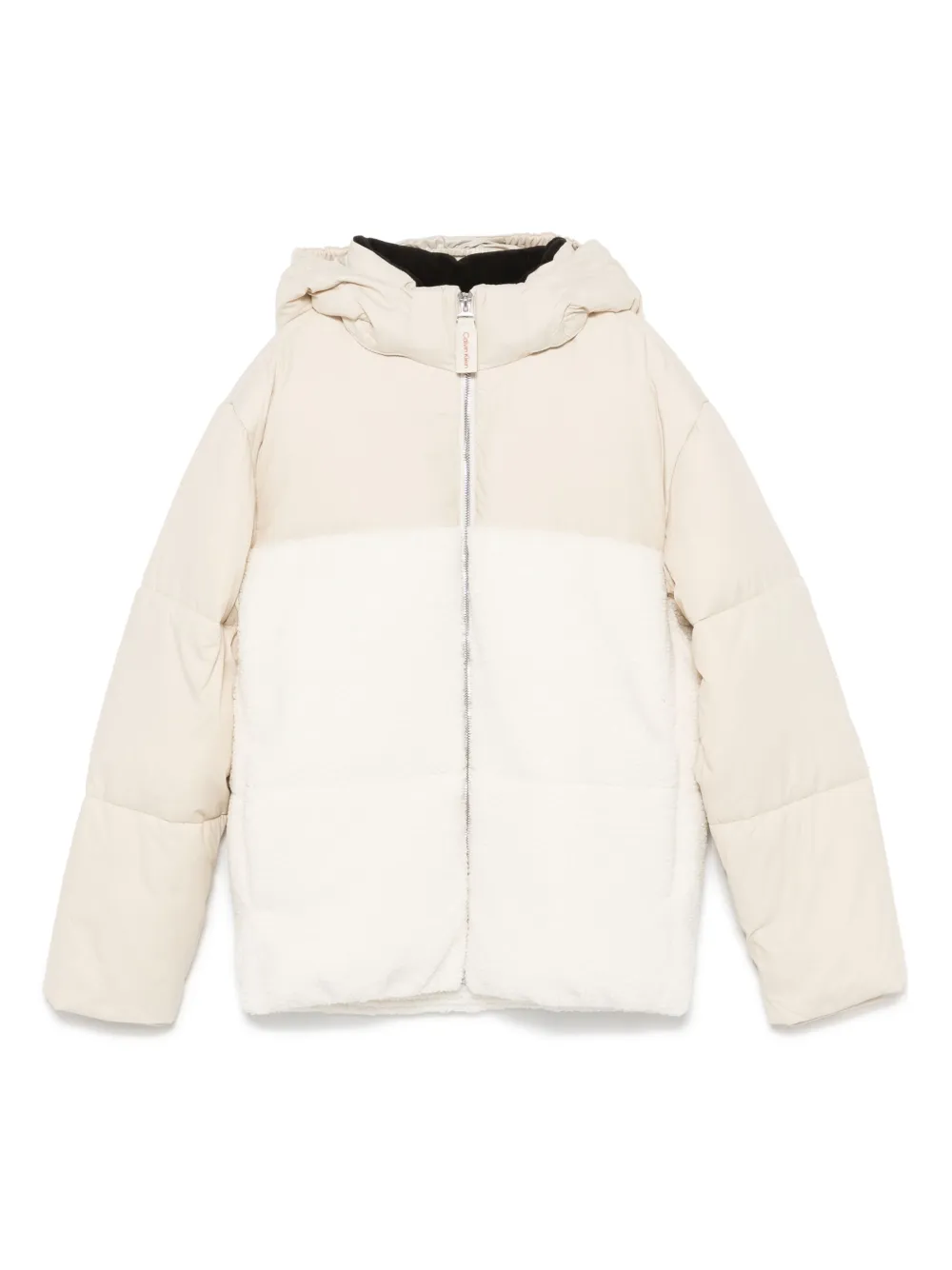 

Пуховик с принтом Calvin Klein Kids, нейтральный
