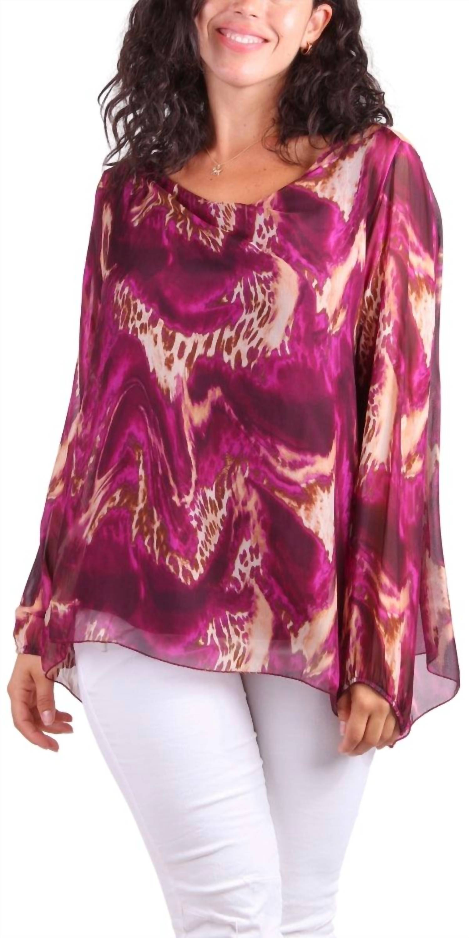 

Равена Блузка в мадженте GIGI MODA, Magenta