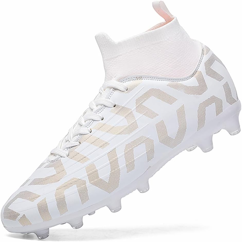 

Высокие кроссовки для спорта VAXAV Unisex, футбольные бутсы с длинными шипами для AG, белый