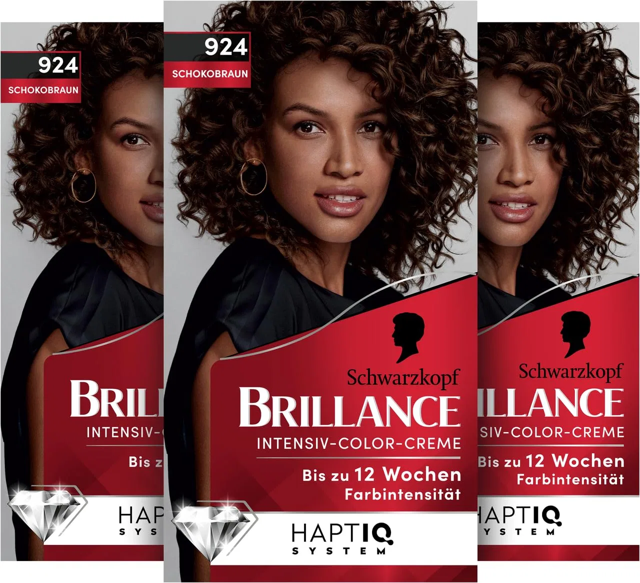 Стойкая крем-краска для волос Schwarzkopf Brillance 924 Шоколадно-коричневый Brillance Couture Collection