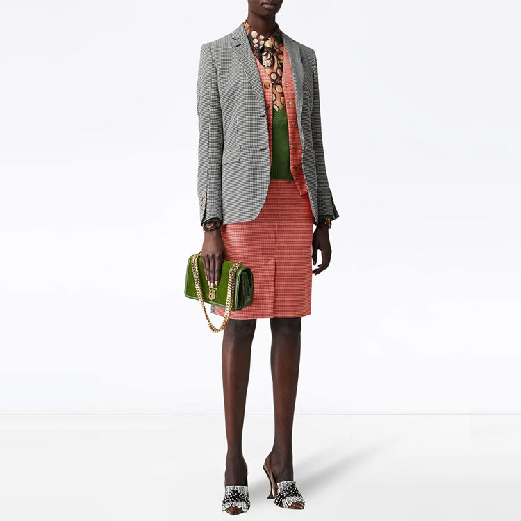 Юбка Burberry, женская, красный — фото 4