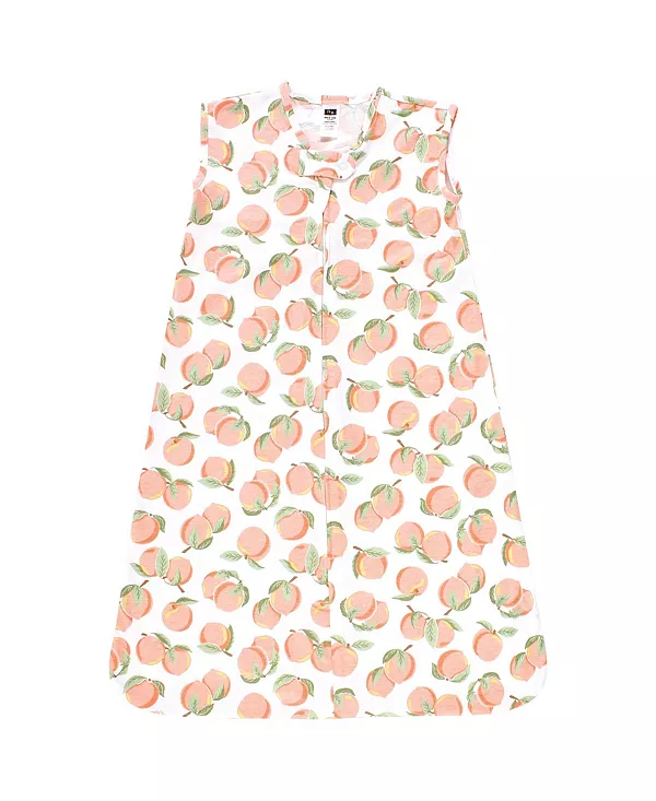 

Хлопковый спальный мешок без рукавов для младенцев девочек, мешок, одеяло Hudson Baby, peach