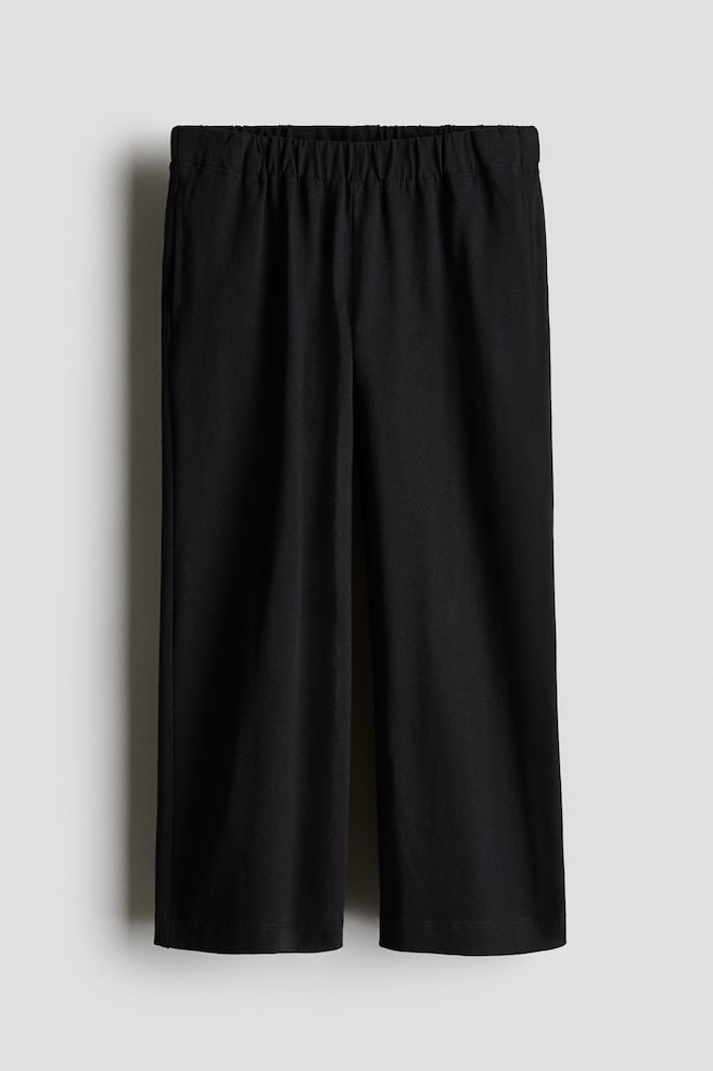 

Широкие брюки из джерси H&M, черный