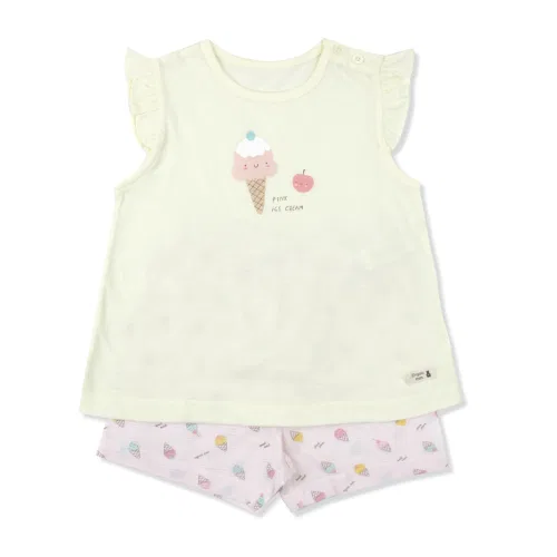 Комплект нижнего белья для девочек 3 шт. Organic Mom 100% хлопок — фото 3