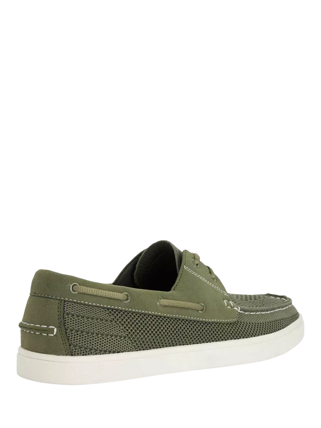Вязаные лодочные туфли Blaizerss, цвет хаки Dune London — фото 3