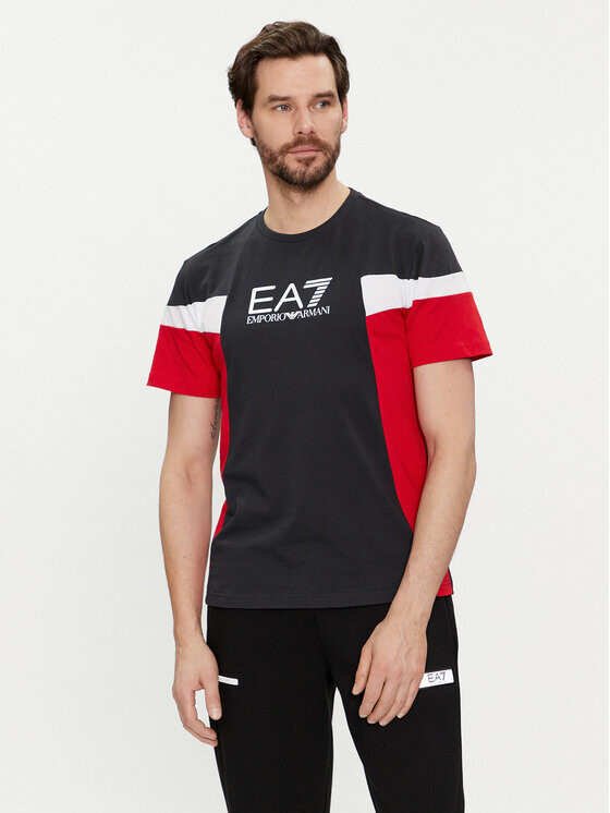 

Футболка стандартного кроя Ea7 Emporio Armani, синий