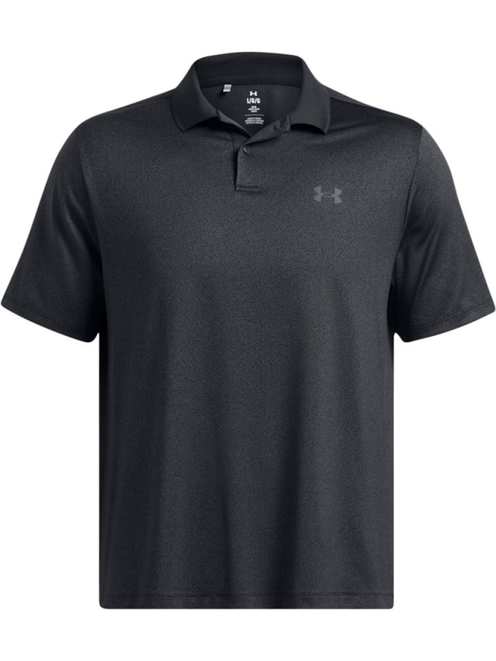 

Футболка поло Ua Matchplay Printed Polo Under Armour, черный
