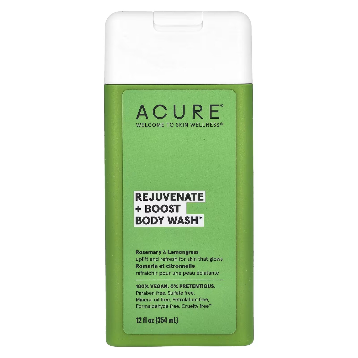 

Гель для душа Acure Rejuvenate + Boost Rosemary & Lemongrass, 354 мл