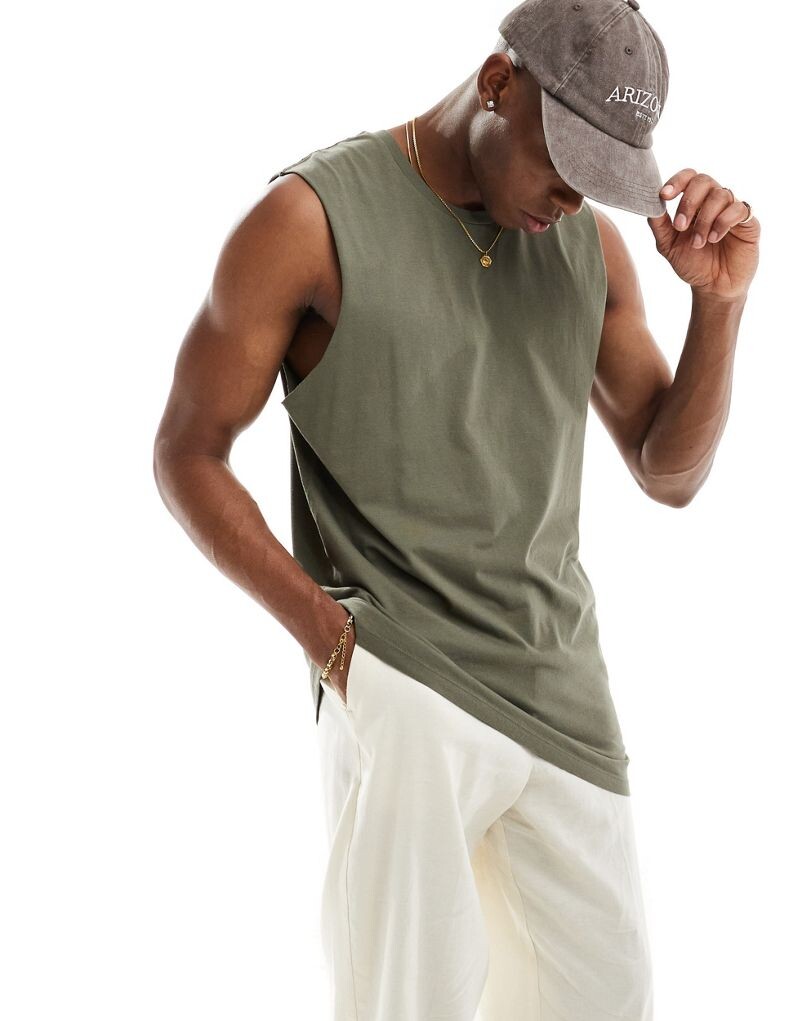 

Зеленая футболка Cotton:On Muscle Fit