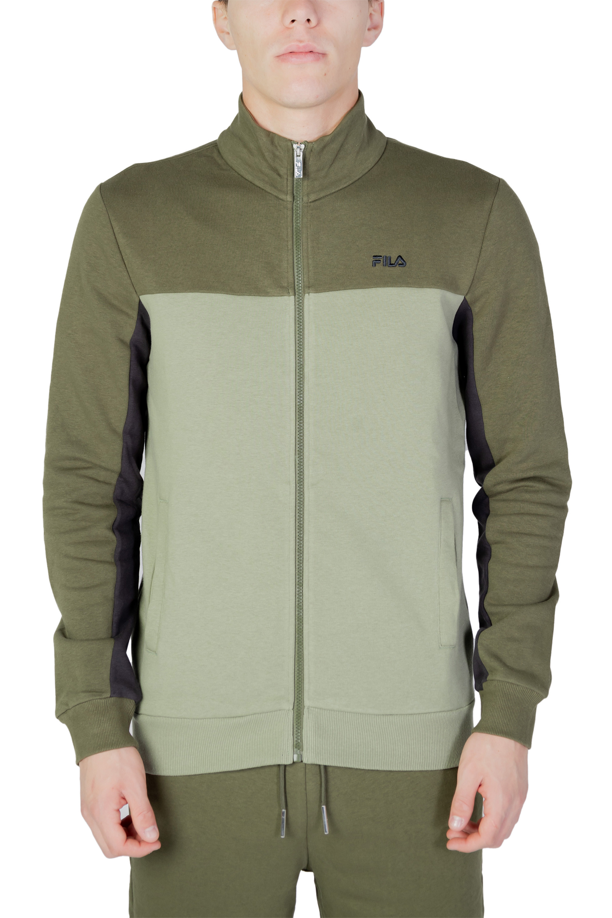 

Толстовка мужская Fila на молнии, зеленый