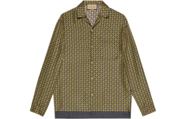 

Рубашка мужская зеленая Gucci, зеленый