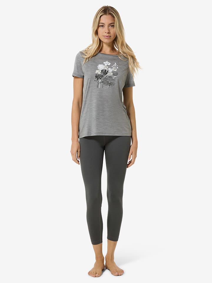 

Super.natural функциональная рубашка "Орхидея" серого цвета