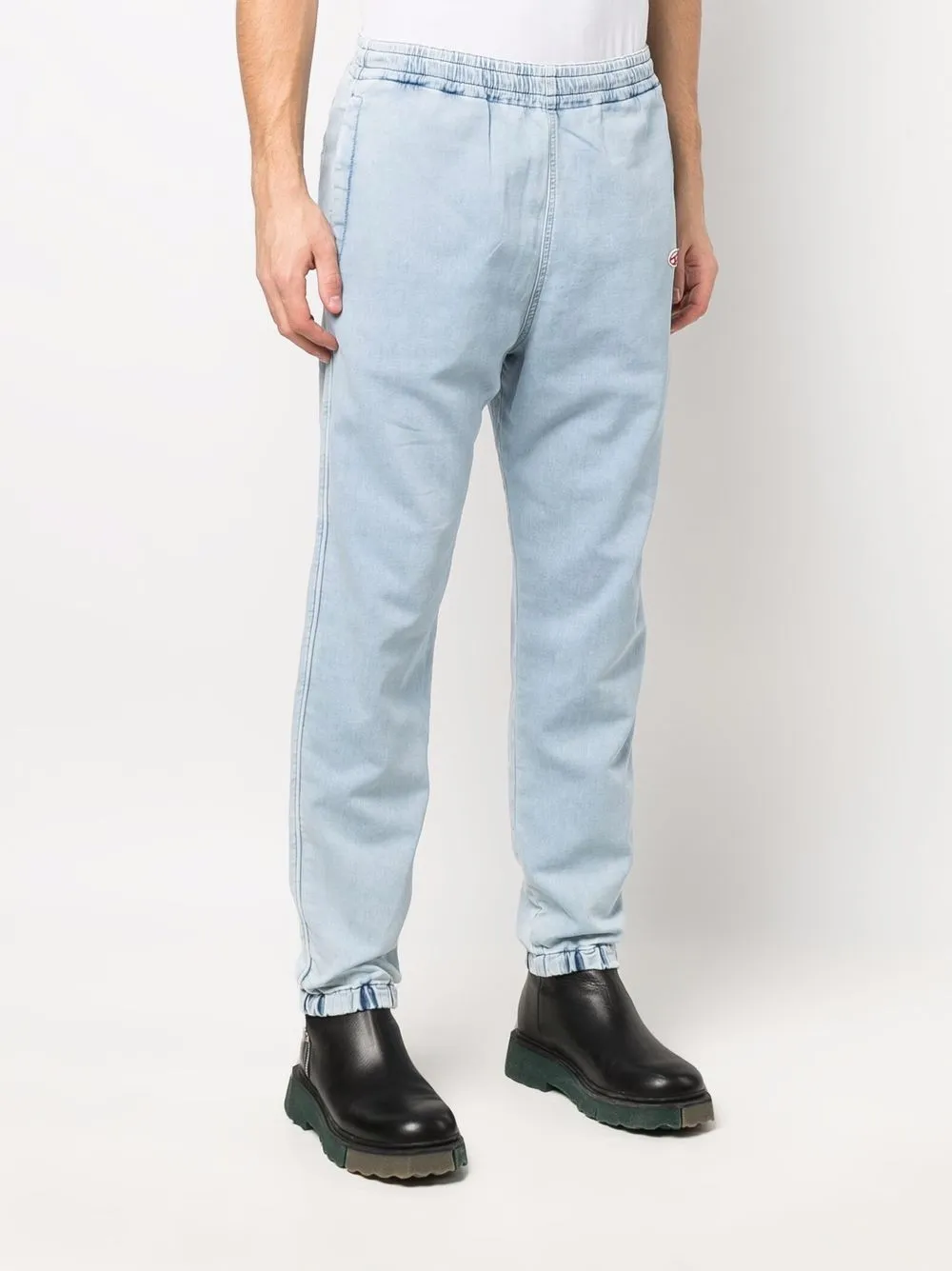 Зауженные джинсы D-Lab JoggJeans Diesel, синий — фото 4