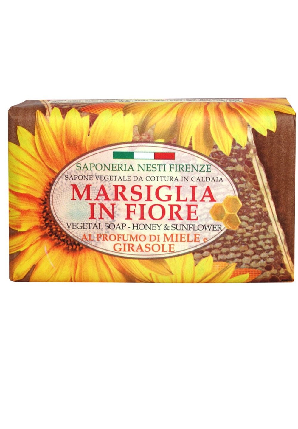 

Мыло MARSIGLIA IN FIORE HONEY SUNFLOWER Nesti Dante, цвет weiß