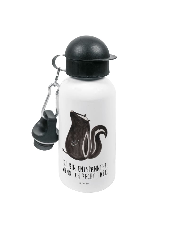 

Mr. & Mrs. Panda Бутылка с водой, скунс, сидящий с надписью белым цветом