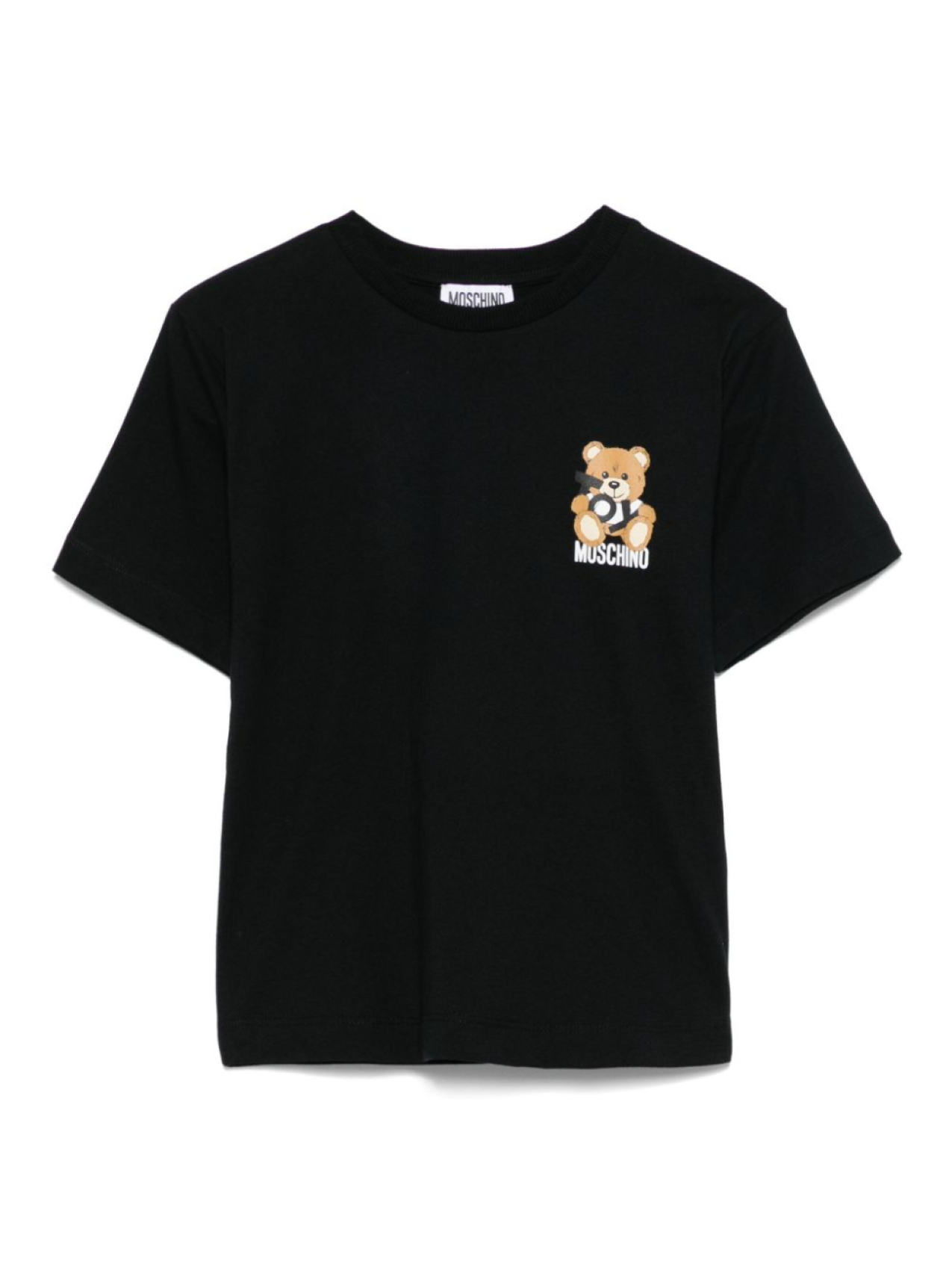 

Moschino Kids футболка с принтом Teddy Bear, черный