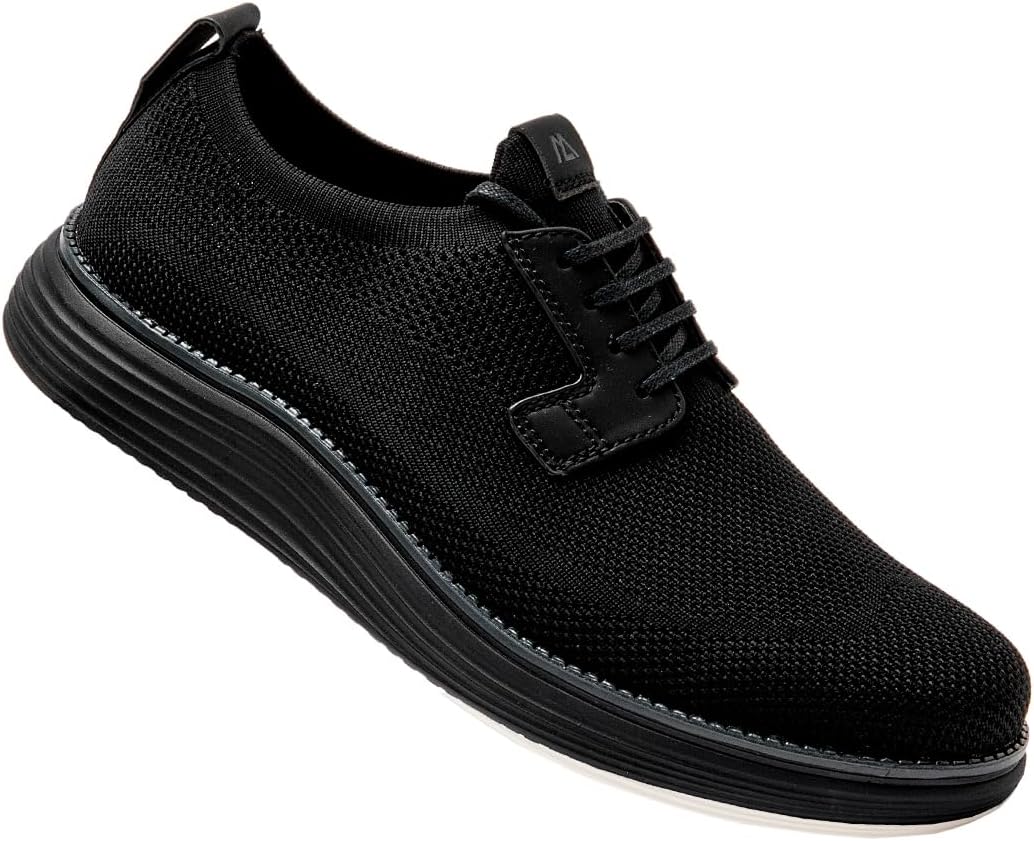 

Мужские сетчатые туфли ModernistLook Glideo с поддержкой свода стопы, широкой носочной частью и дышащей конструкцией для облегчения боли при плантарном фасците и других болях в стопах Canles, Noir