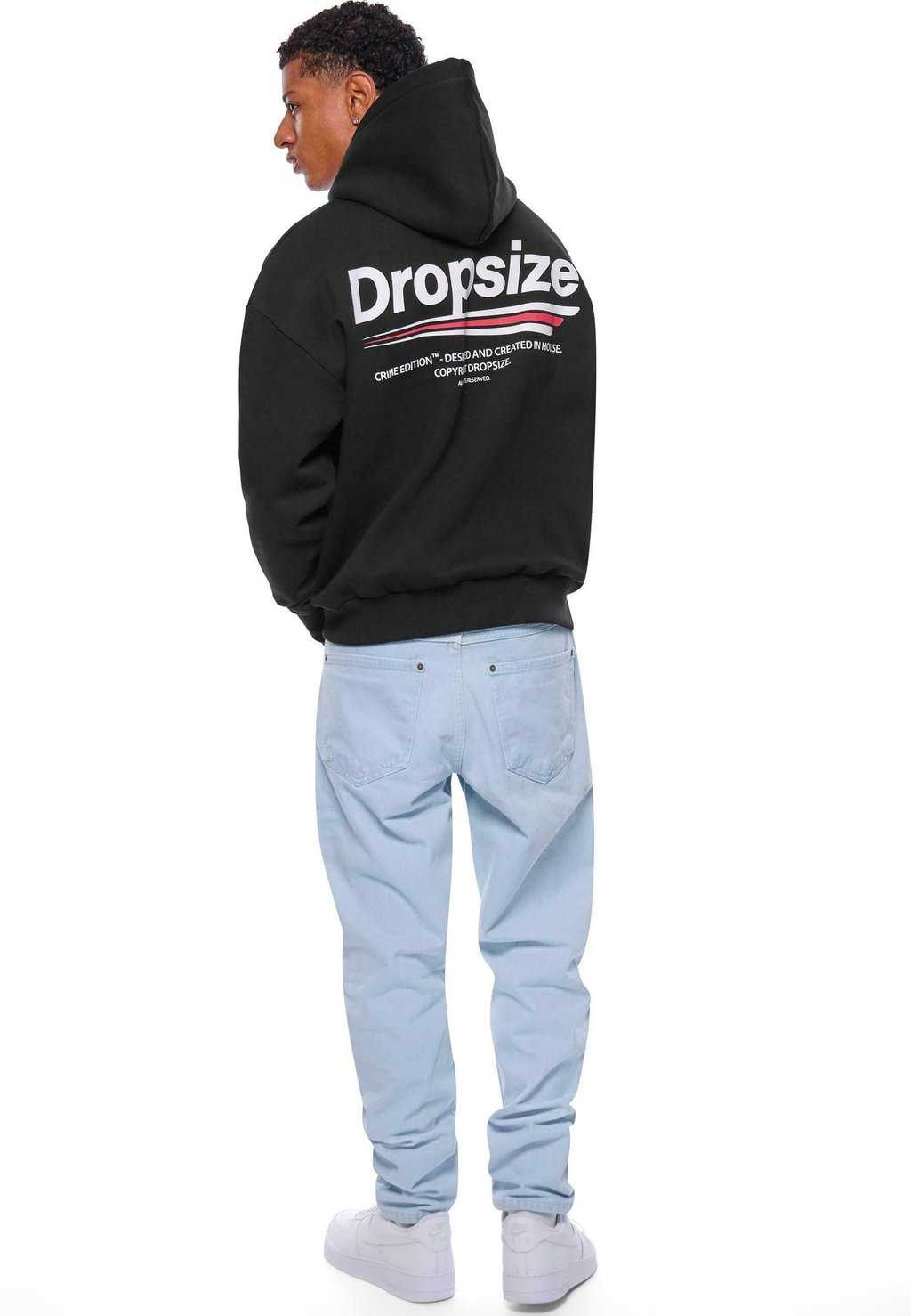 

Толстовка с капюшоном Dropsize, черный