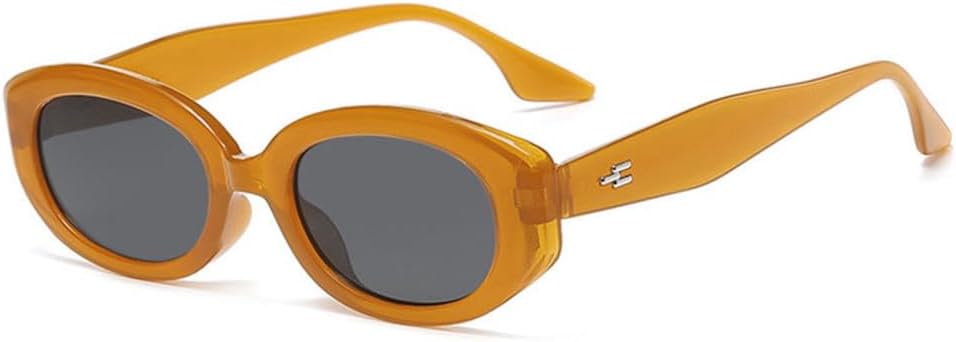 

Солнцезащитные очки в стиле ретро: прямоугольные женские, в маленькой оправе, овальные; мужские солнцезащитные очки для уличной фотографии, солнцезащитный козырек MTZJH, Brown