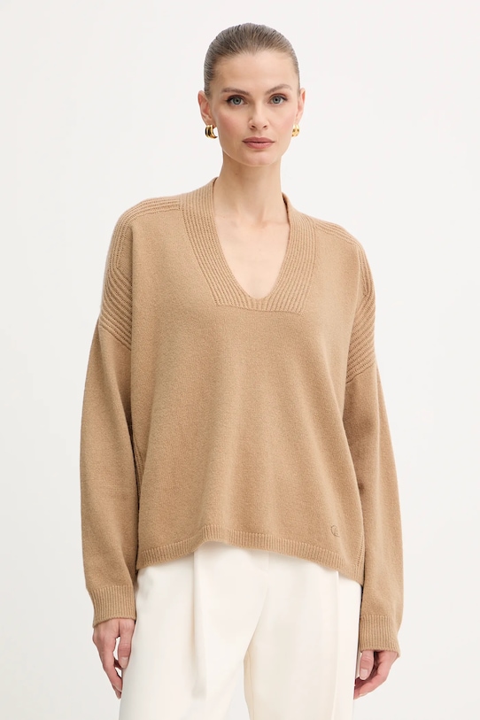 

Шерстяной свитер Liu Jo, бежевый