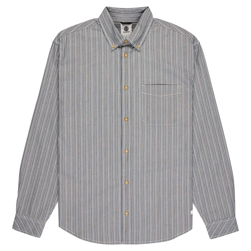 

Рубашка с длинным рукавом Element Button Down Chambray Regular Fit, серый