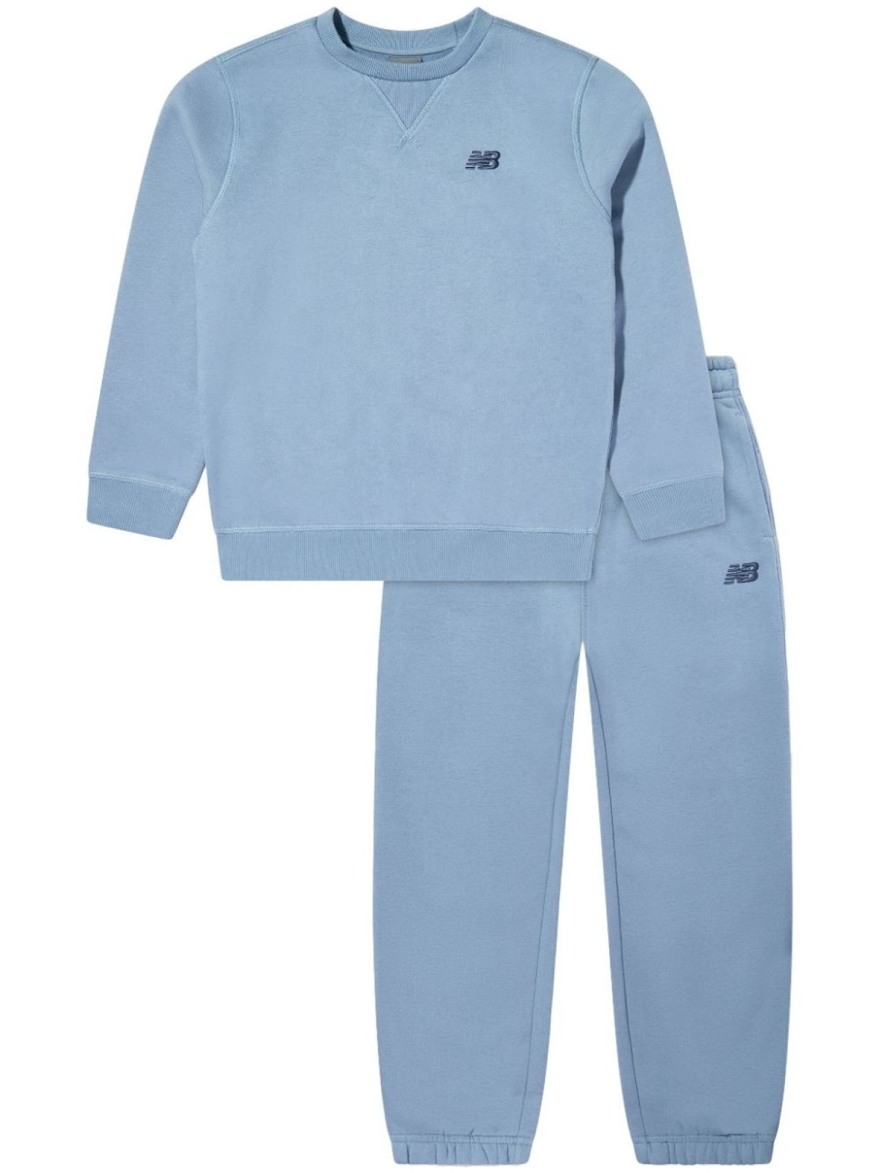 

New Balance Kids спортивный костюм с вышитым логотипом, синий
