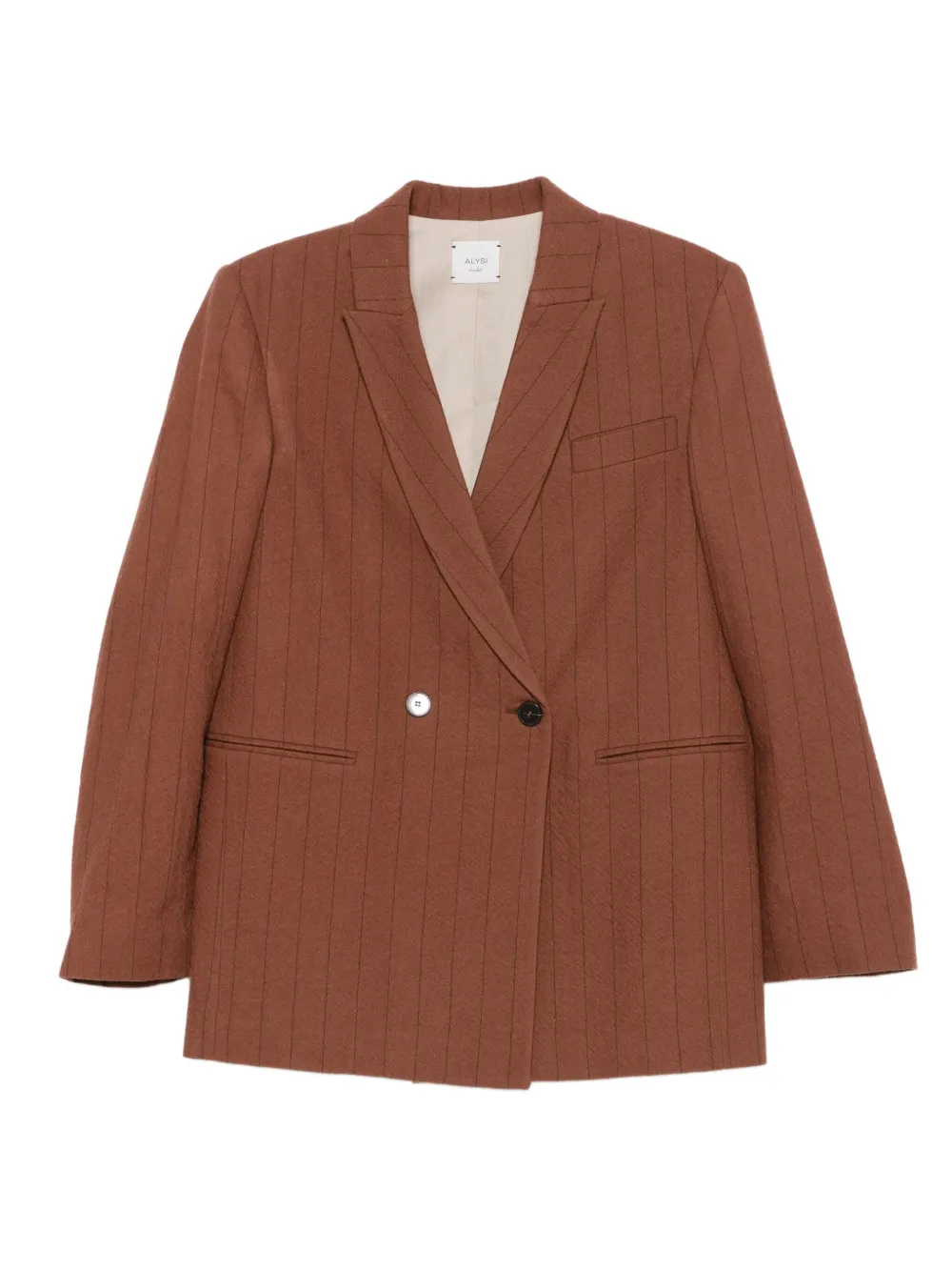 

Блейзер с вставками Alysi, коричневый