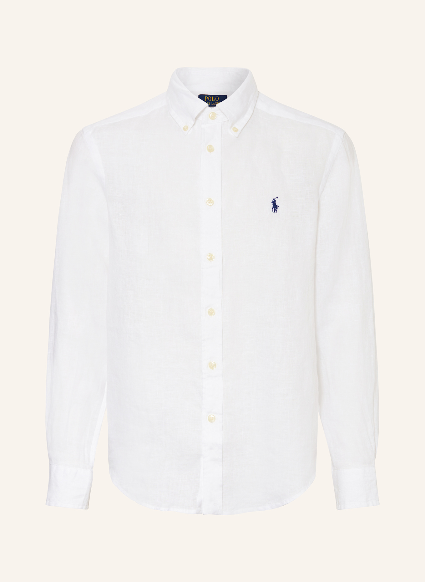 

Льняная рубашка Polo Ralph Lauren, белый