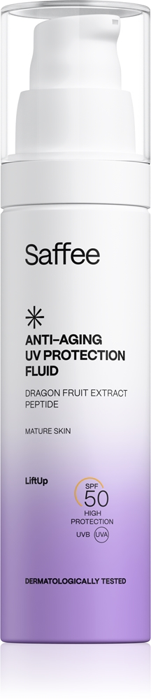 

Liftup anti-aging UV protection fluid защитная жидкость с антивозрастным эффектом Saffee, spf 50 50 мл