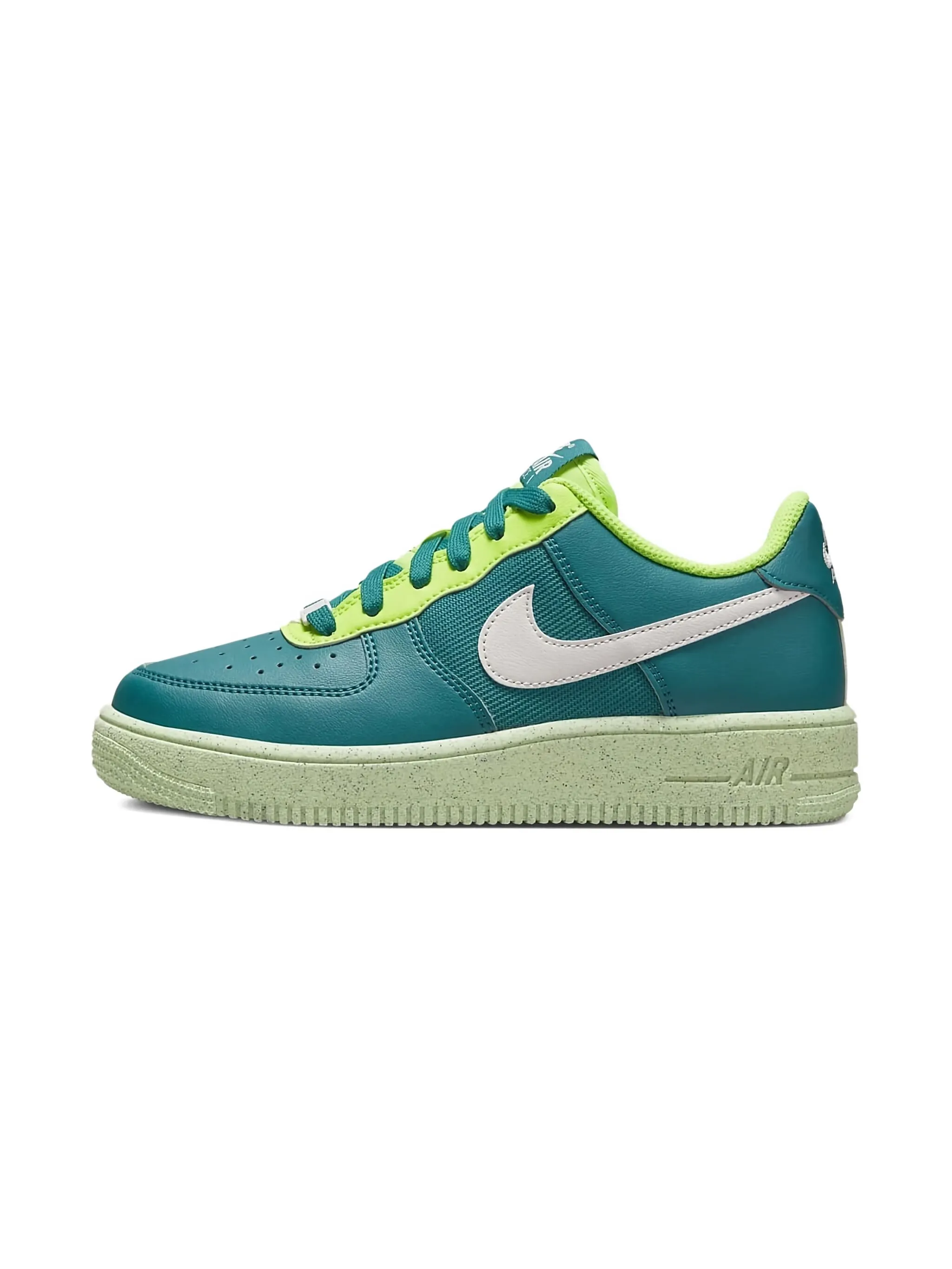 

Кроссовки Air Force 1 Crater Next Nature Bright Spruce/Volt/Barely Volt/Phantom Nike Kids, зеленый