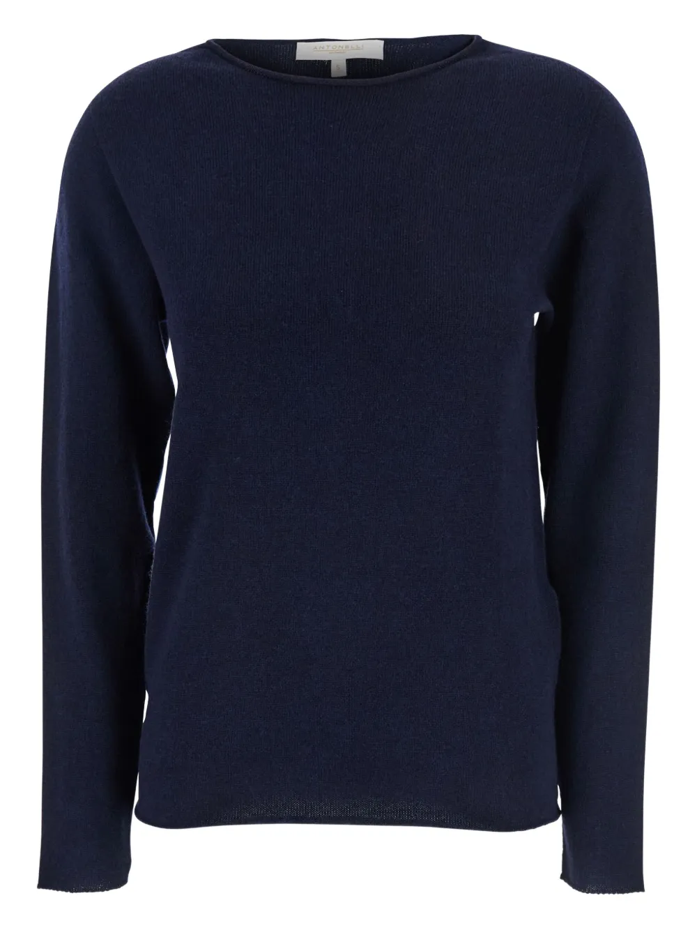 

Свитер с длинными рукавами и необработанным краем Antonelli, синий