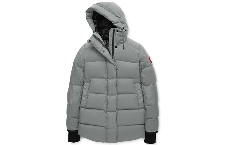 

Женский пуховик Canada Goose, цвет moonlight lime