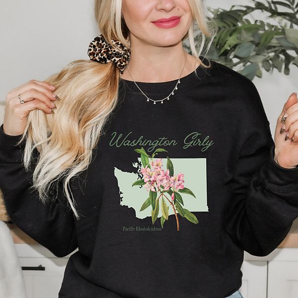 

Вашингтонский свитшот с цветочным принтом Simply Sage Market, Midnight, Зеленый, Вашингтонский свитшот с цветочным принтом Simply Sage Market, Midnight