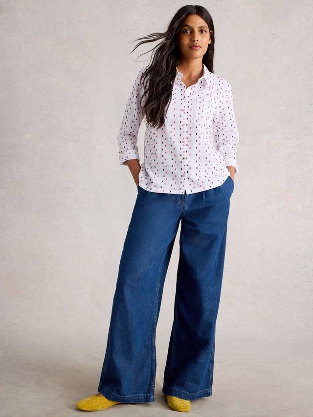 

Вышитая рубашка Sophie Dash White Stuff, White/Multi