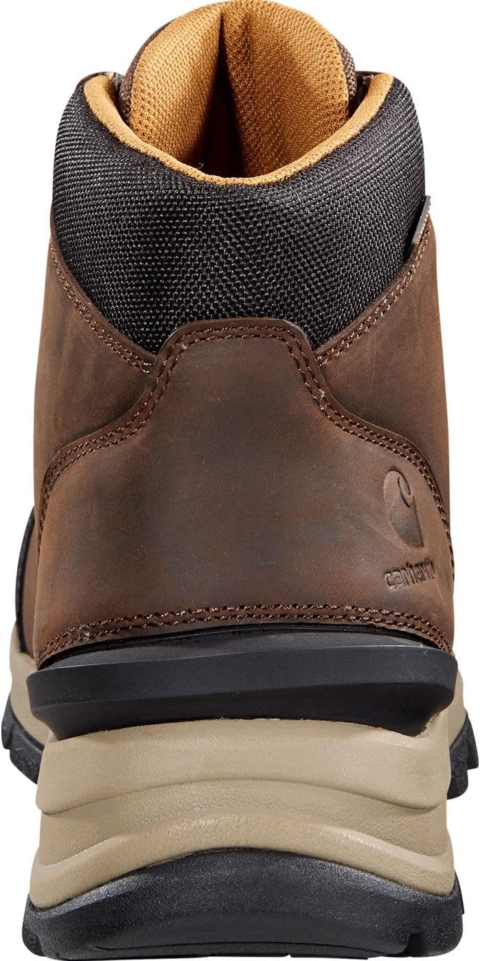 Carhartt мужские ботинки Gilmore 5" Alloy Toe Work Hiker Waterproof Leather Slip Resistant, Dark Brown — фото 4
