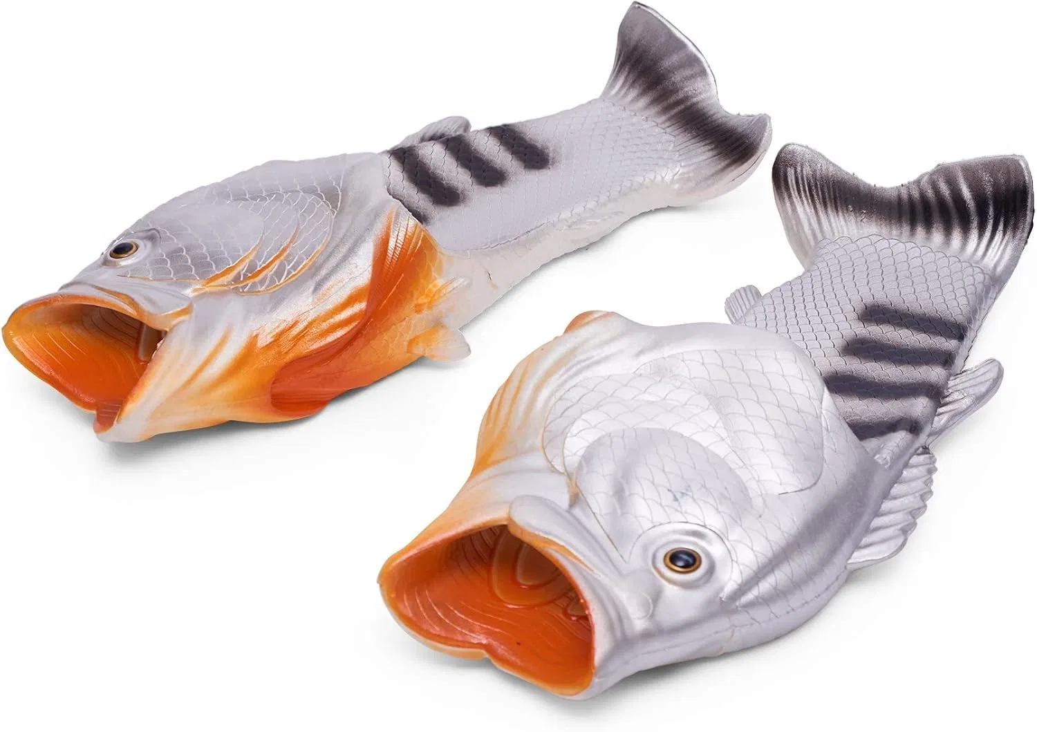 Шлепанцы с рыбами Coddies, Silver