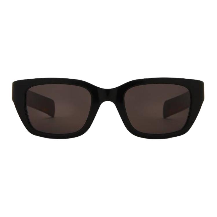 

Bottega Veneta Прямоугольные солнцезащитные очки в оправе, Black