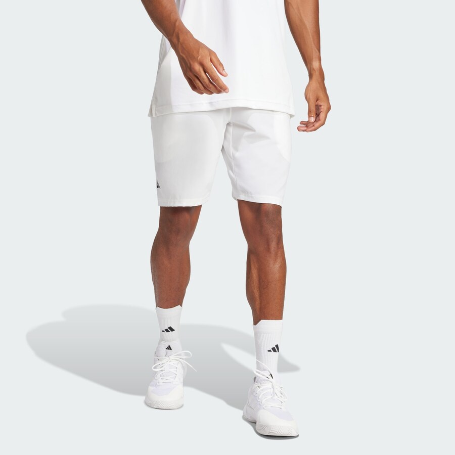 Шорты ADIDAS PERFORMANCE Loose fit Workout Pants Club Tennis Climacool, белый — фото 2
