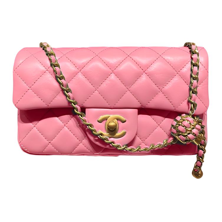 

CHANEL Классическая сумка кроссбоди мини из хлопка