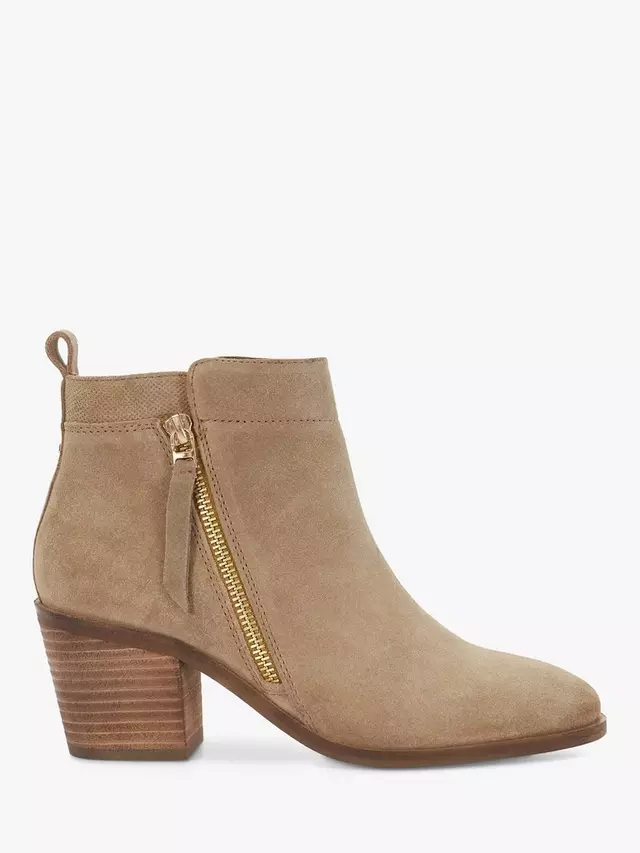 Ботильоны Dune Paicing Suede, цвет taupe