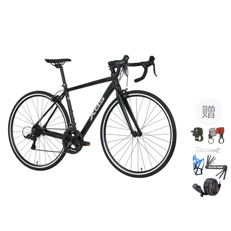 

Дорожный велосипед начального уровня 2025 Edition RC200 с алюминиевой рамой и дисковыми тормозами, унисекс XDS, серебро