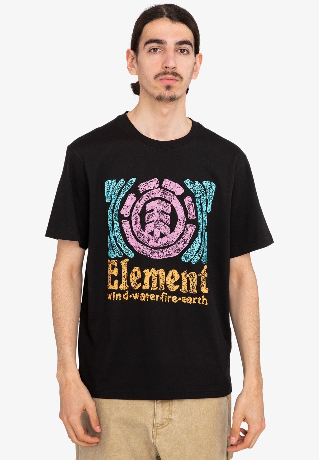 

Футболка с принтом Element, цвет fbk