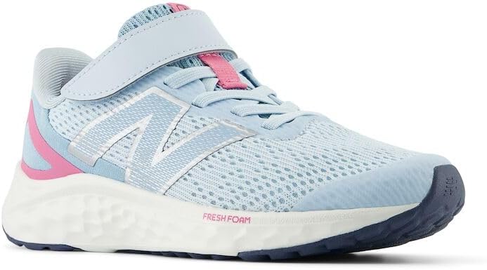 Кроссовки для бега New Balance Girls' Fresh Foam Arishi V4, синий/розовый — фото 3