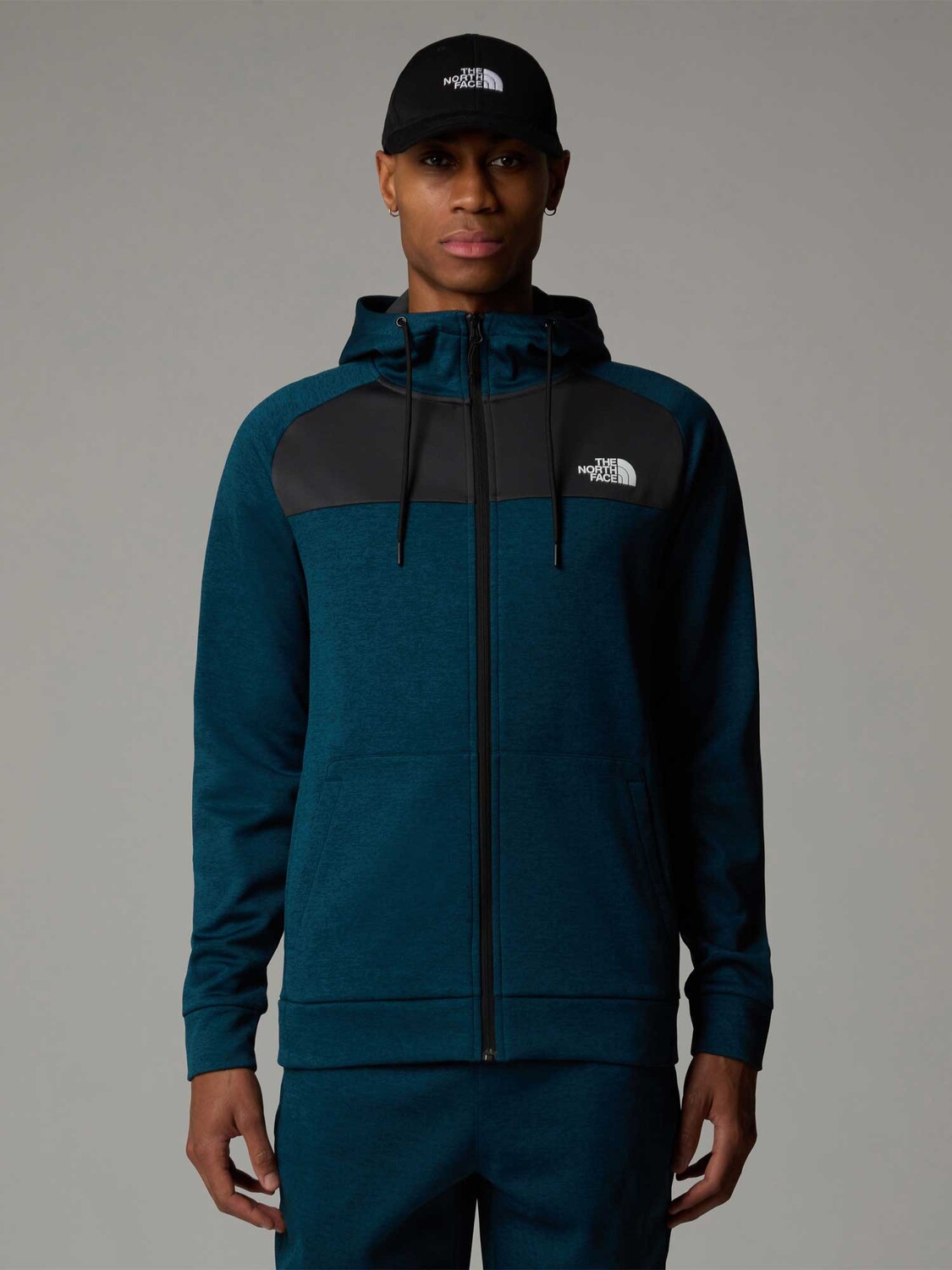 

Толстовка The North Face M REAXION FLEECE F/Z HOODIE - EU, синий