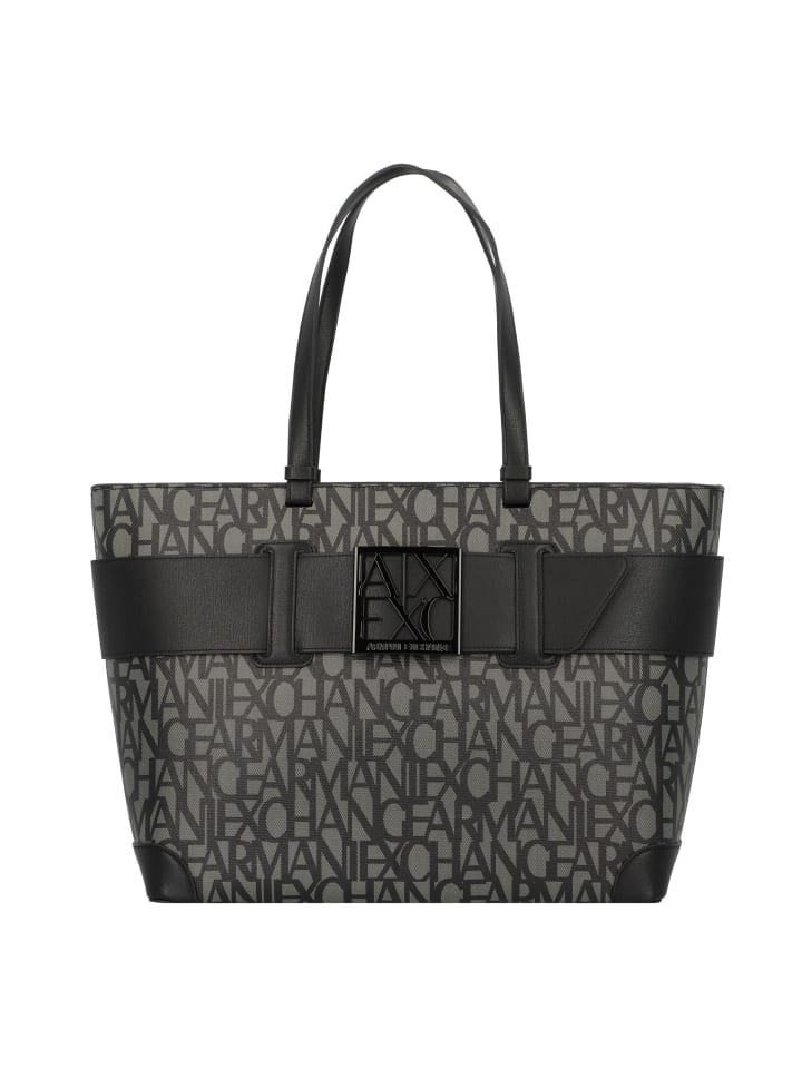 

Сумка шоппер Armani Exchange, цвет beige nero